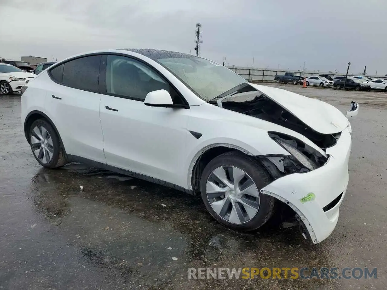4 Photograph of a damaged car 7SAYGAEE2PF753228 TESLA MODEL Y 2023