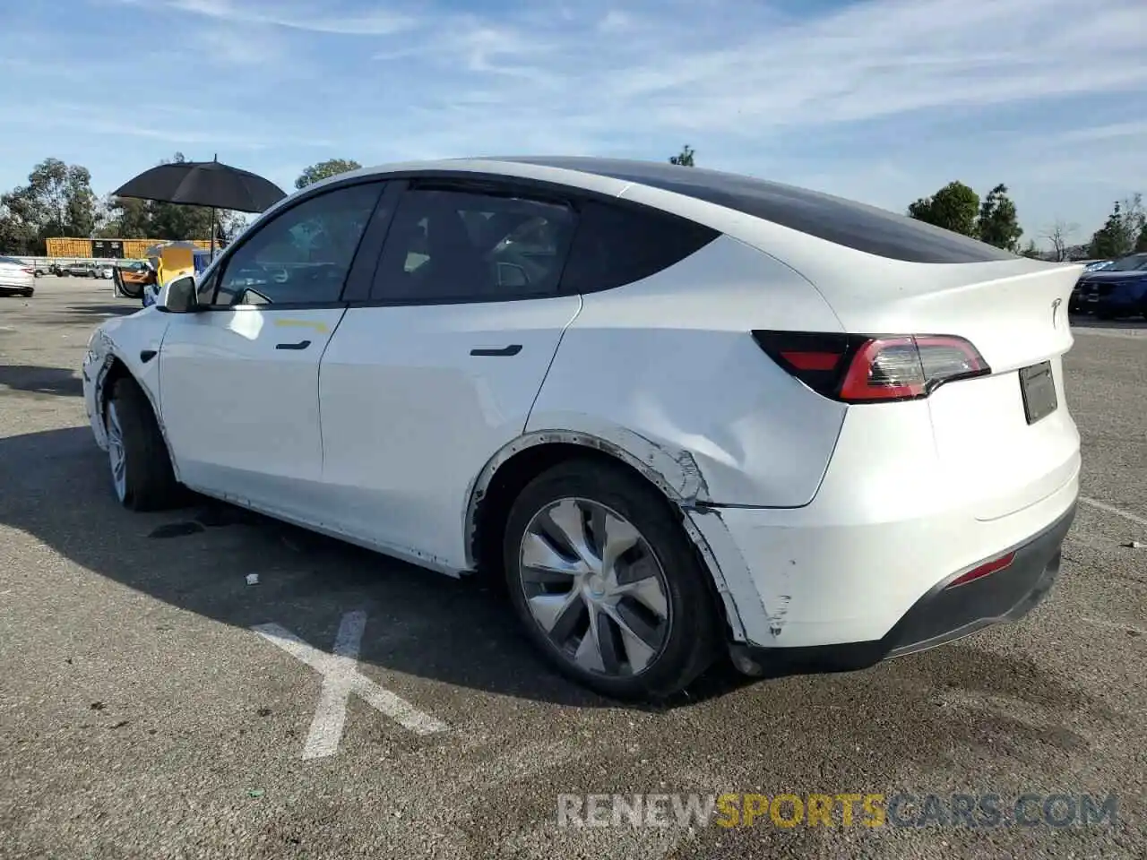 2 Photograph of a damaged car 7SAYGAEE2PF832009 TESLA MODEL Y 2023