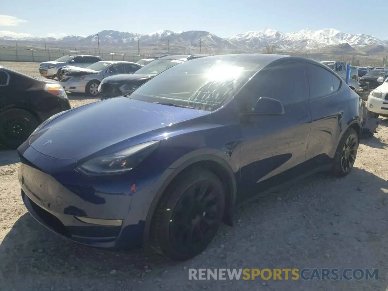 1 Photograph of a damaged car 7SAYGAEE2PF855113 TESLA MODEL Y 2023