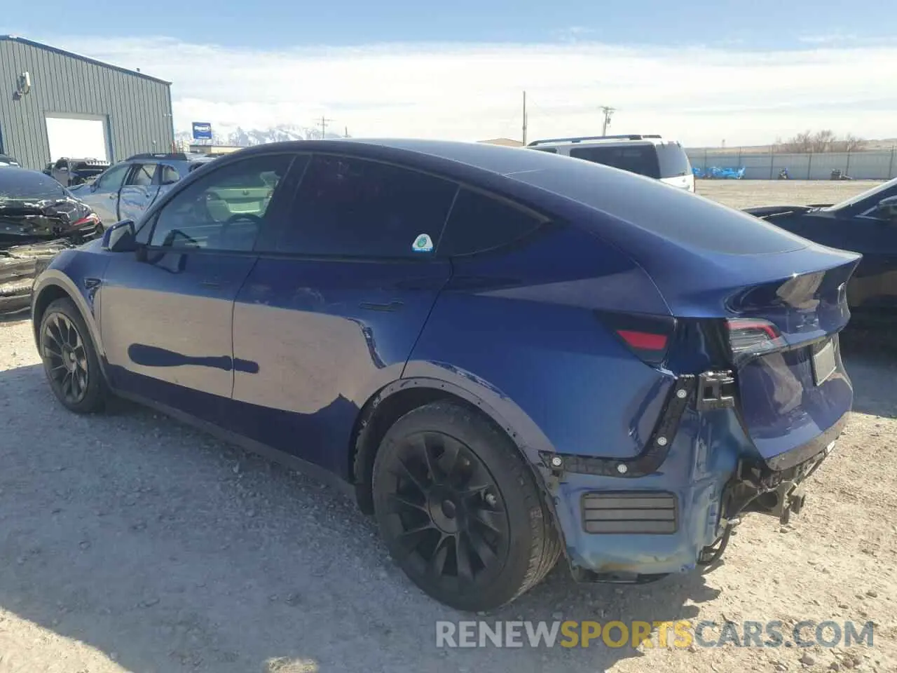 2 Photograph of a damaged car 7SAYGAEE2PF855113 TESLA MODEL Y 2023