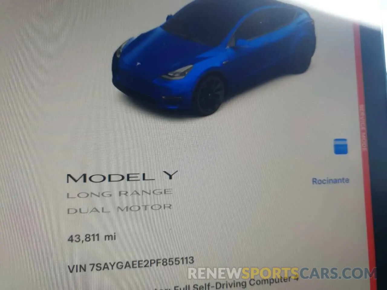 9 Photograph of a damaged car 7SAYGAEE2PF855113 TESLA MODEL Y 2023