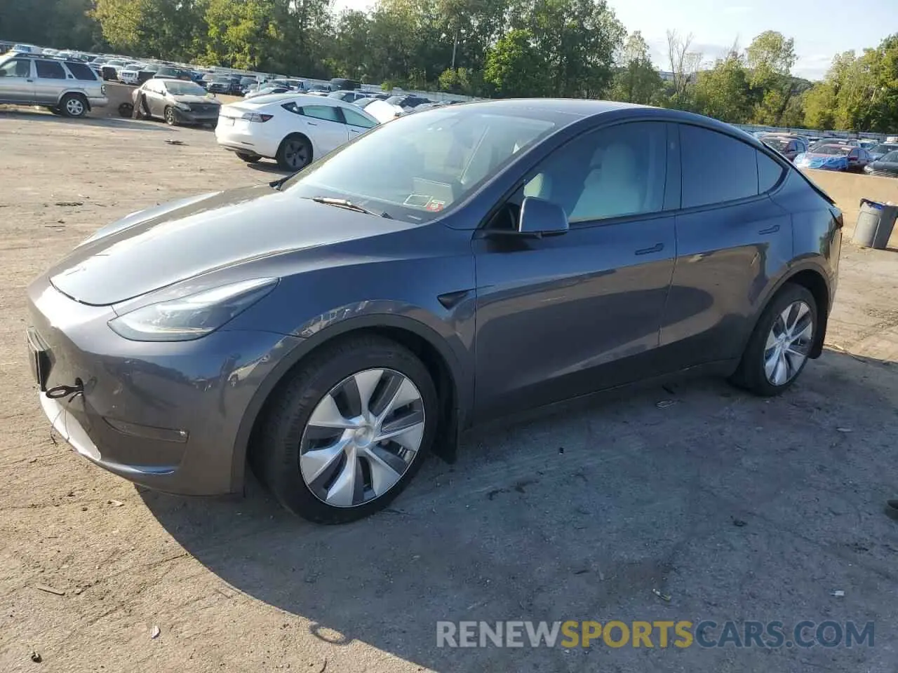 1 Photograph of a damaged car 7SAYGAEE2PF868962 TESLA MODEL Y 2023