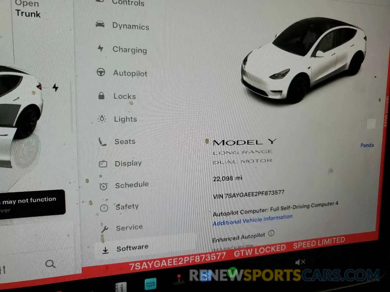 9 Photograph of a damaged car 7SAYGAEE2PF873577 TESLA MODEL Y 2023