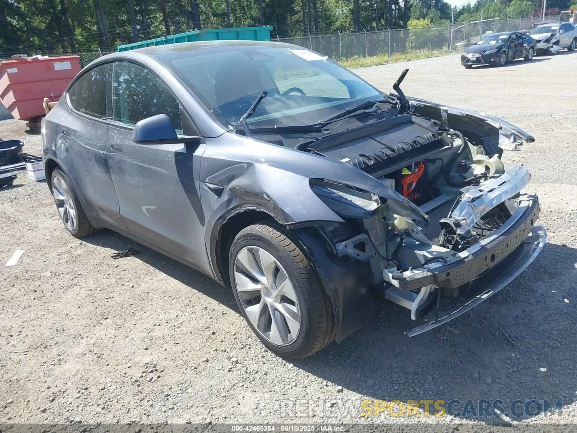 1 Photograph of a damaged car 7SAYGAEE2PF910479 TESLA MODEL Y 2023