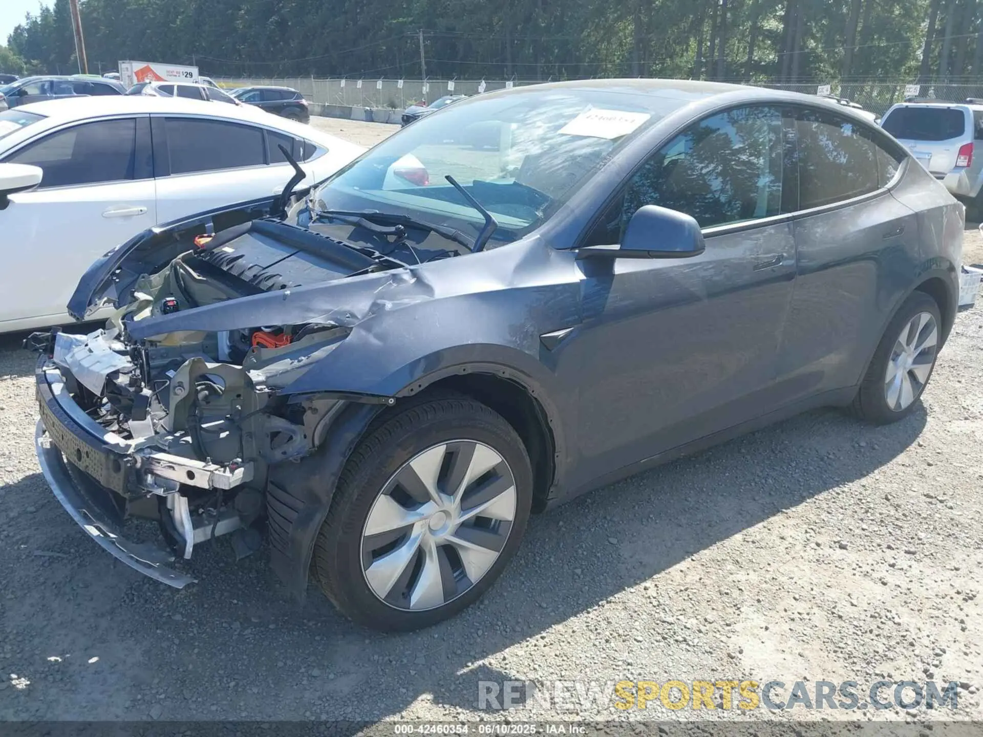 2 Photograph of a damaged car 7SAYGAEE2PF910479 TESLA MODEL Y 2023