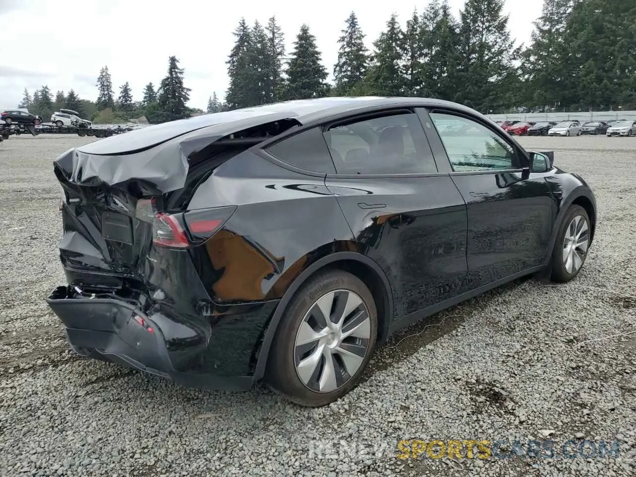 3 Photograph of a damaged car 7SAYGAEE2PF945975 TESLA MODEL Y 2023
