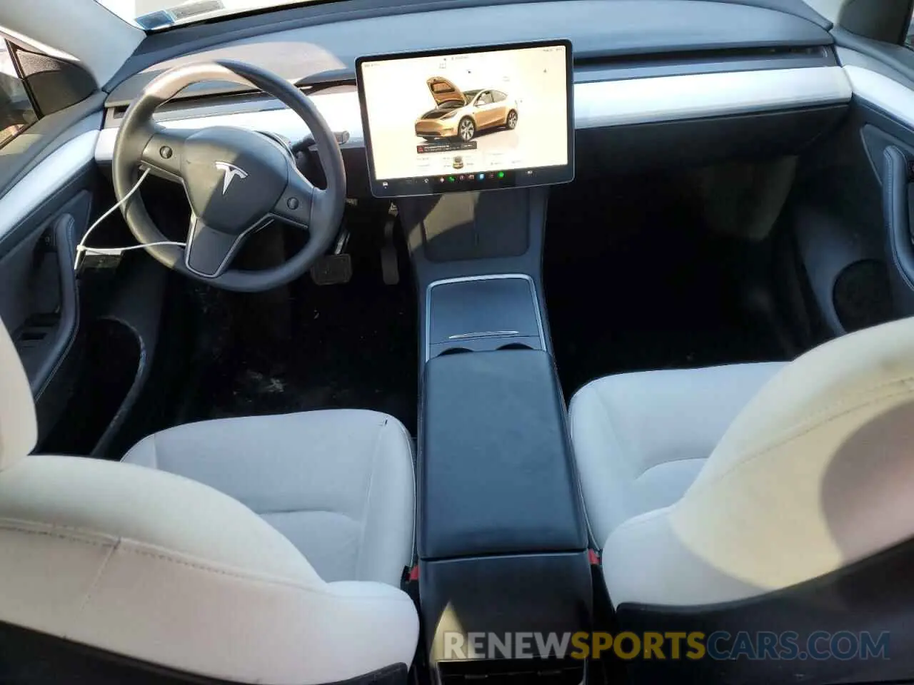 8 Photograph of a damaged car 7SAYGAEE3PF585261 TESLA MODEL Y 2023