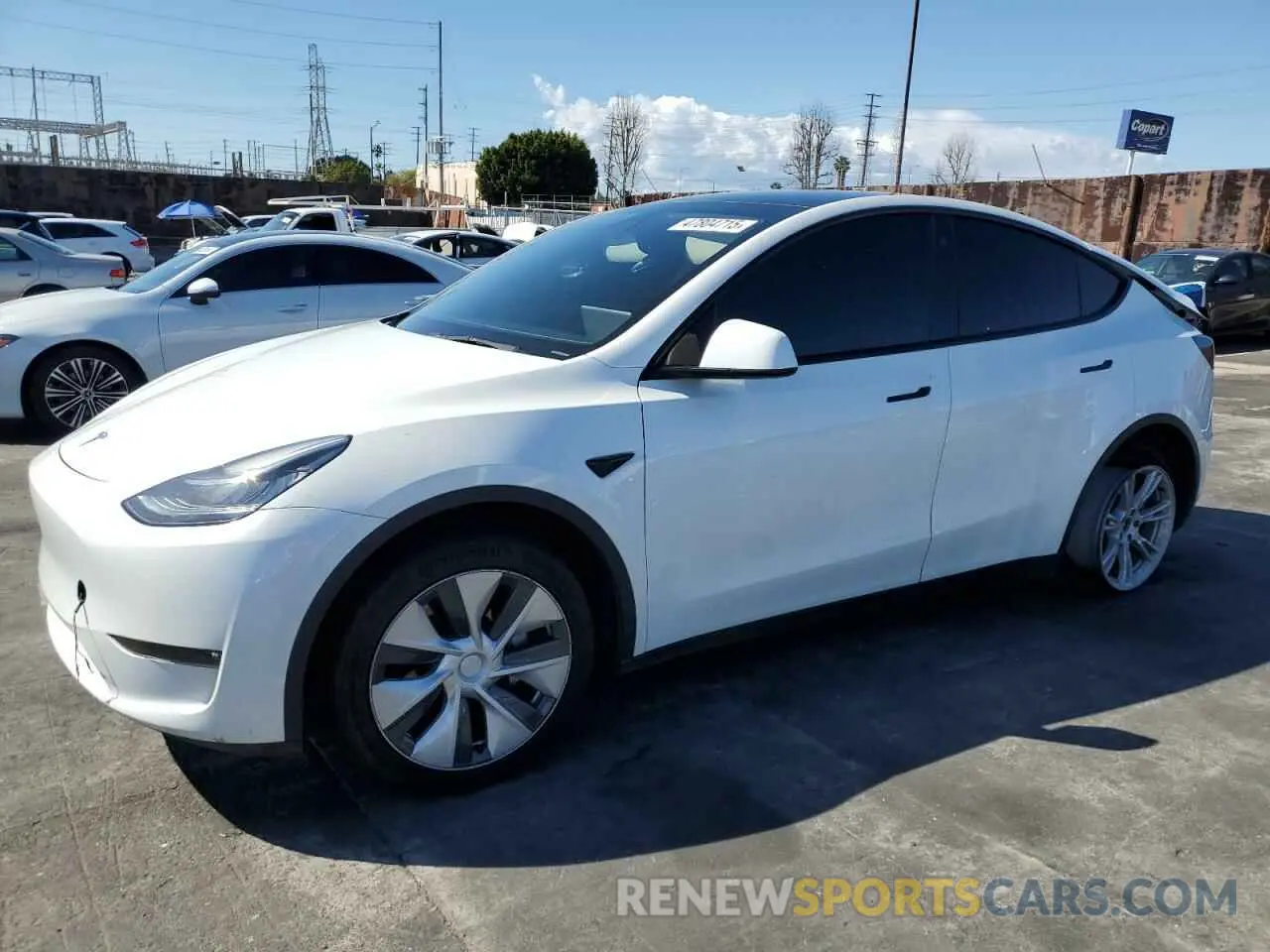 1 Photograph of a damaged car 7SAYGAEE3PF590055 TESLA MODEL Y 2023