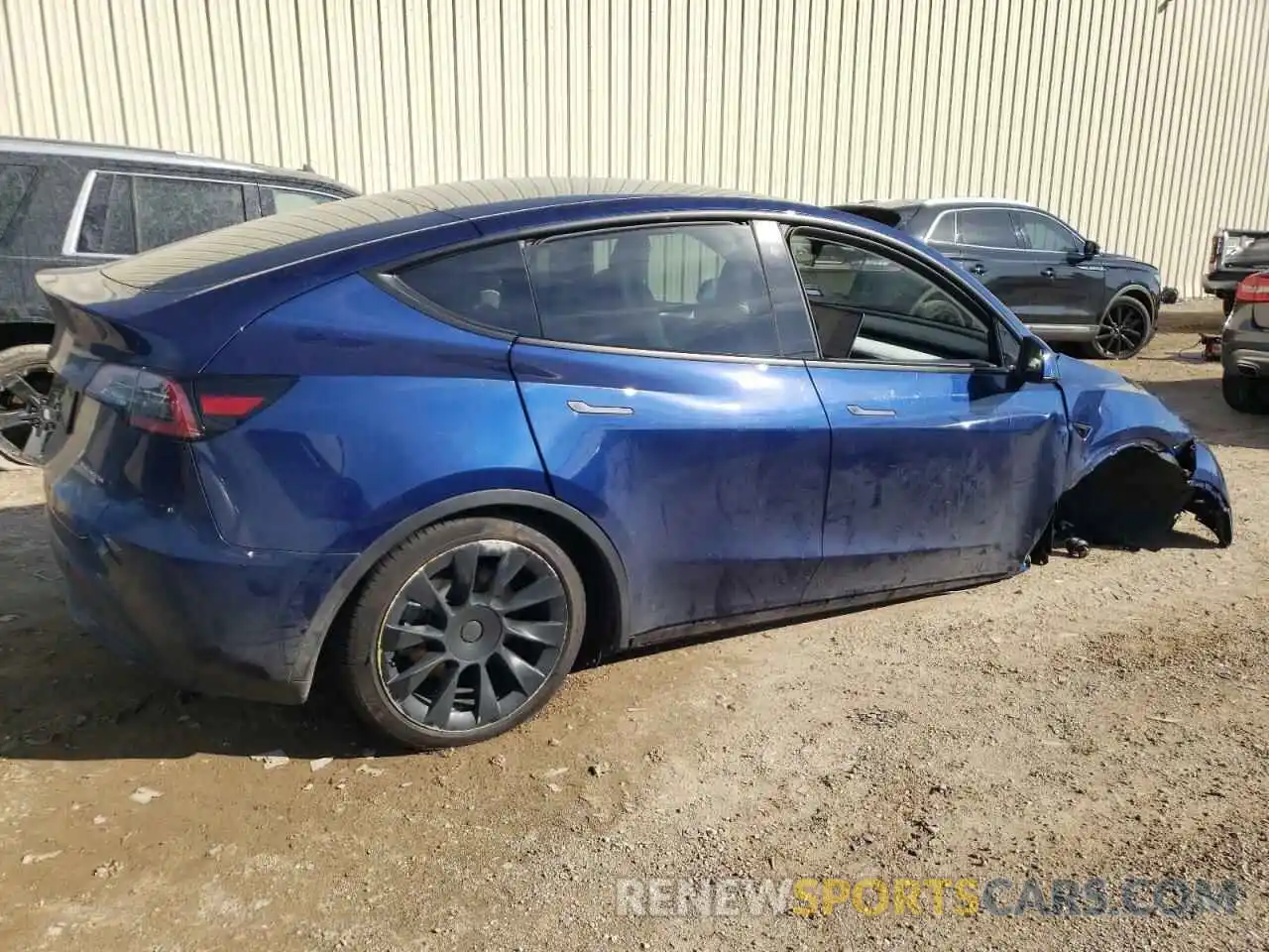 3 Photograph of a damaged car 7SAYGAEE3PF648262 TESLA MODEL Y 2023