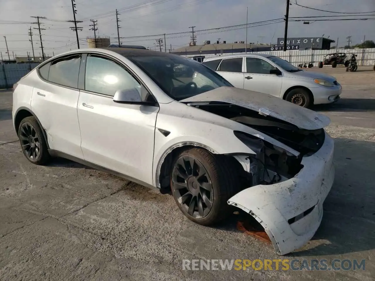 4 Photograph of a damaged car 7SAYGAEE3PF753948 TESLA MODEL Y 2023