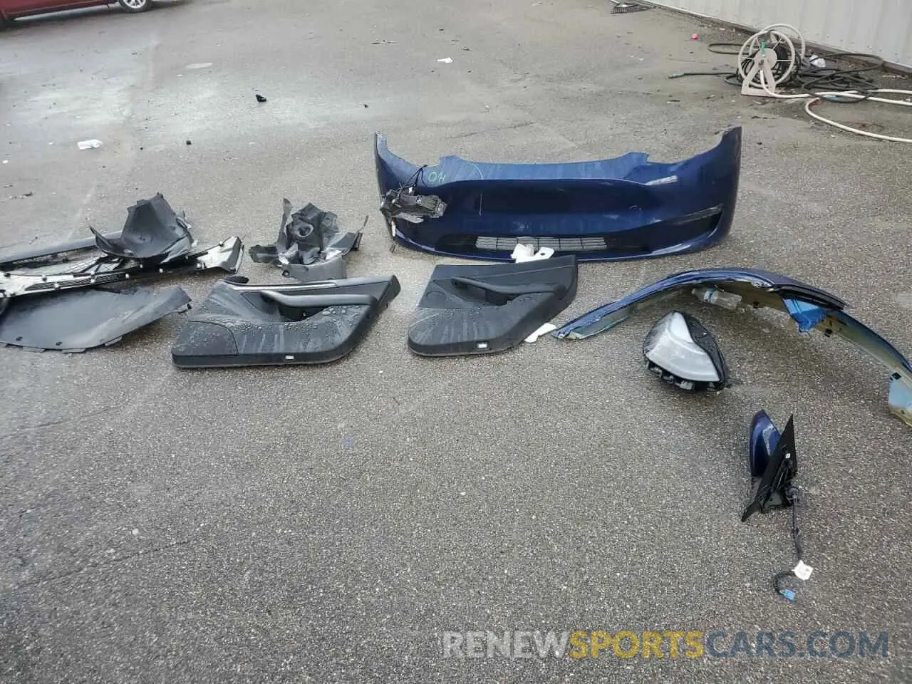 12 Photograph of a damaged car 7SAYGAEE3PF842256 TESLA MODEL Y 2023