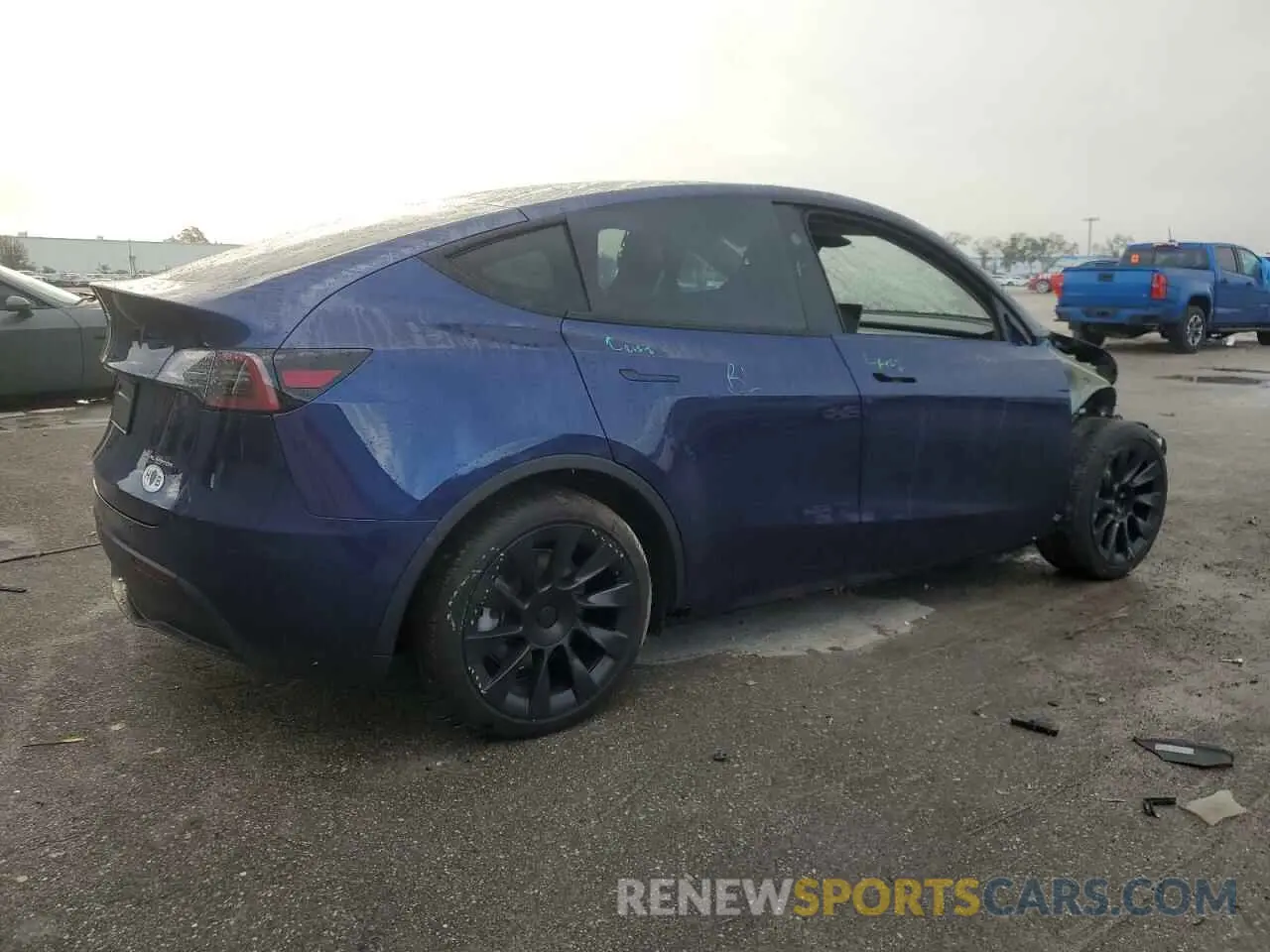 3 Photograph of a damaged car 7SAYGAEE3PF842256 TESLA MODEL Y 2023