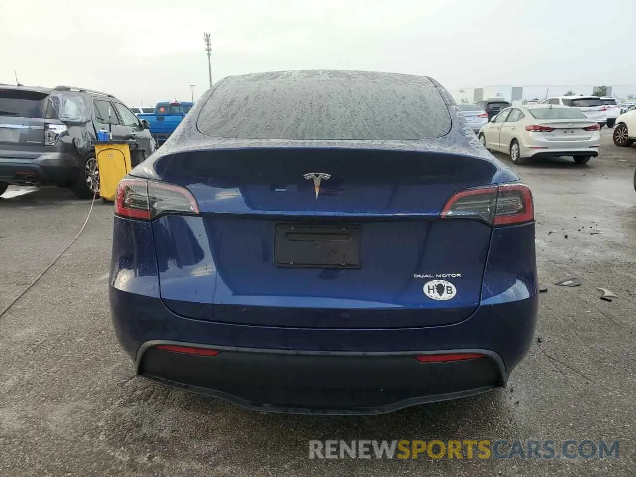 6 Photograph of a damaged car 7SAYGAEE3PF842256 TESLA MODEL Y 2023