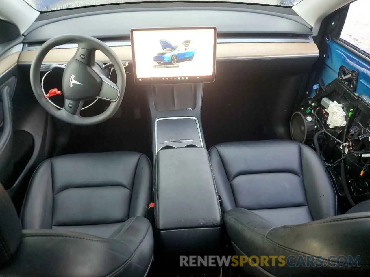 8 Photograph of a damaged car 7SAYGAEE3PF842256 TESLA MODEL Y 2023