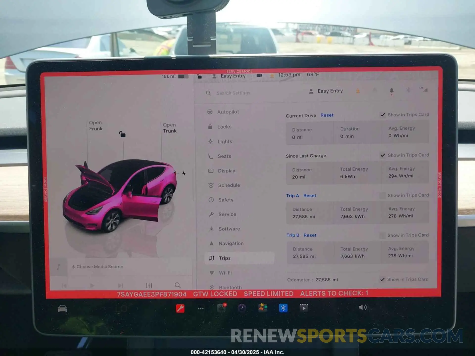 7 Photograph of a damaged car 7SAYGAEE3PF871904 TESLA MODEL Y 2023