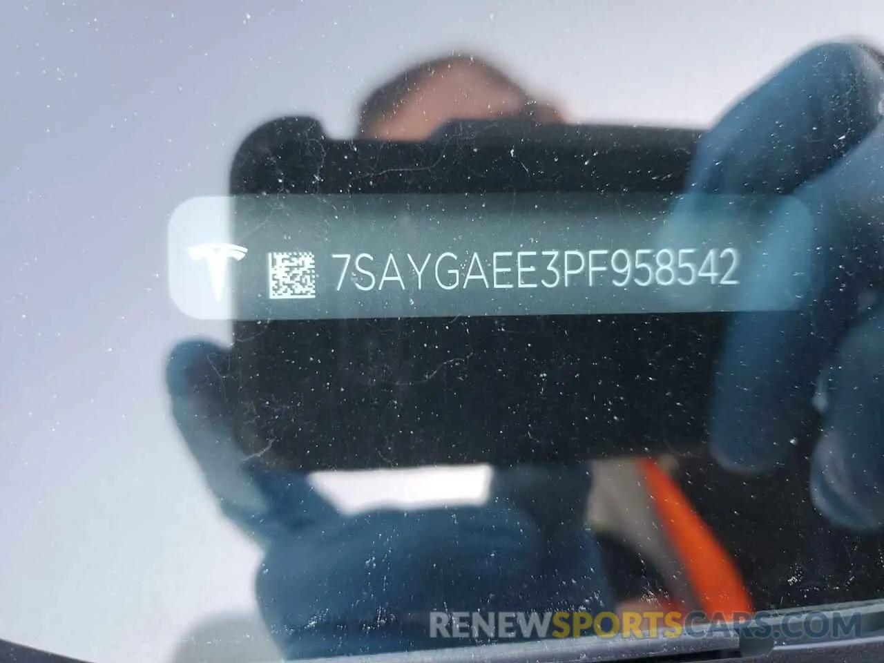 12 Photograph of a damaged car 7SAYGAEE3PF958542 TESLA MODEL Y 2023