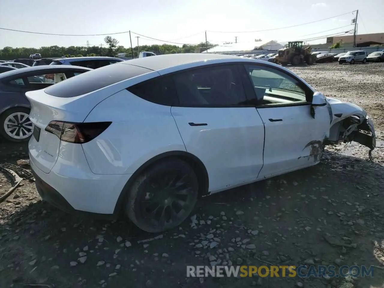3 Photograph of a damaged car 7SAYGAEE3PF958542 TESLA MODEL Y 2023