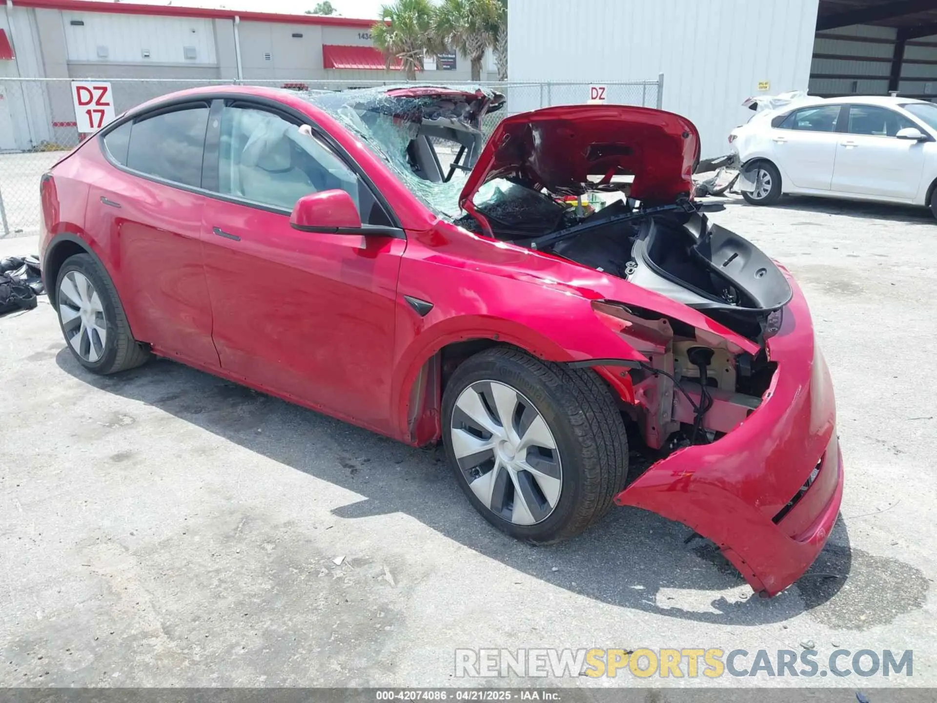 1 Photograph of a damaged car 7SAYGAEE3PF968049 TESLA MODEL Y 2023