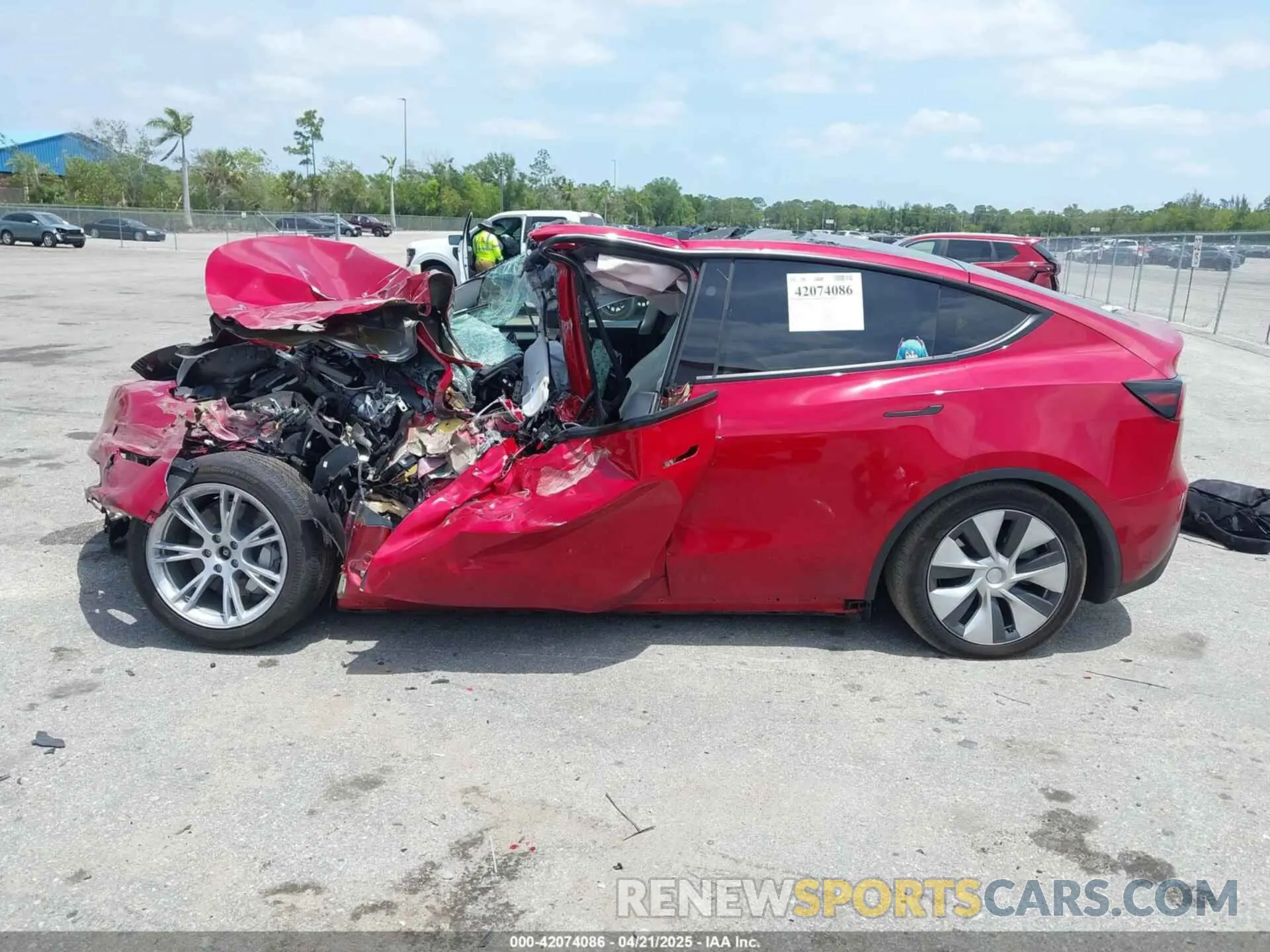 13 Photograph of a damaged car 7SAYGAEE3PF968049 TESLA MODEL Y 2023