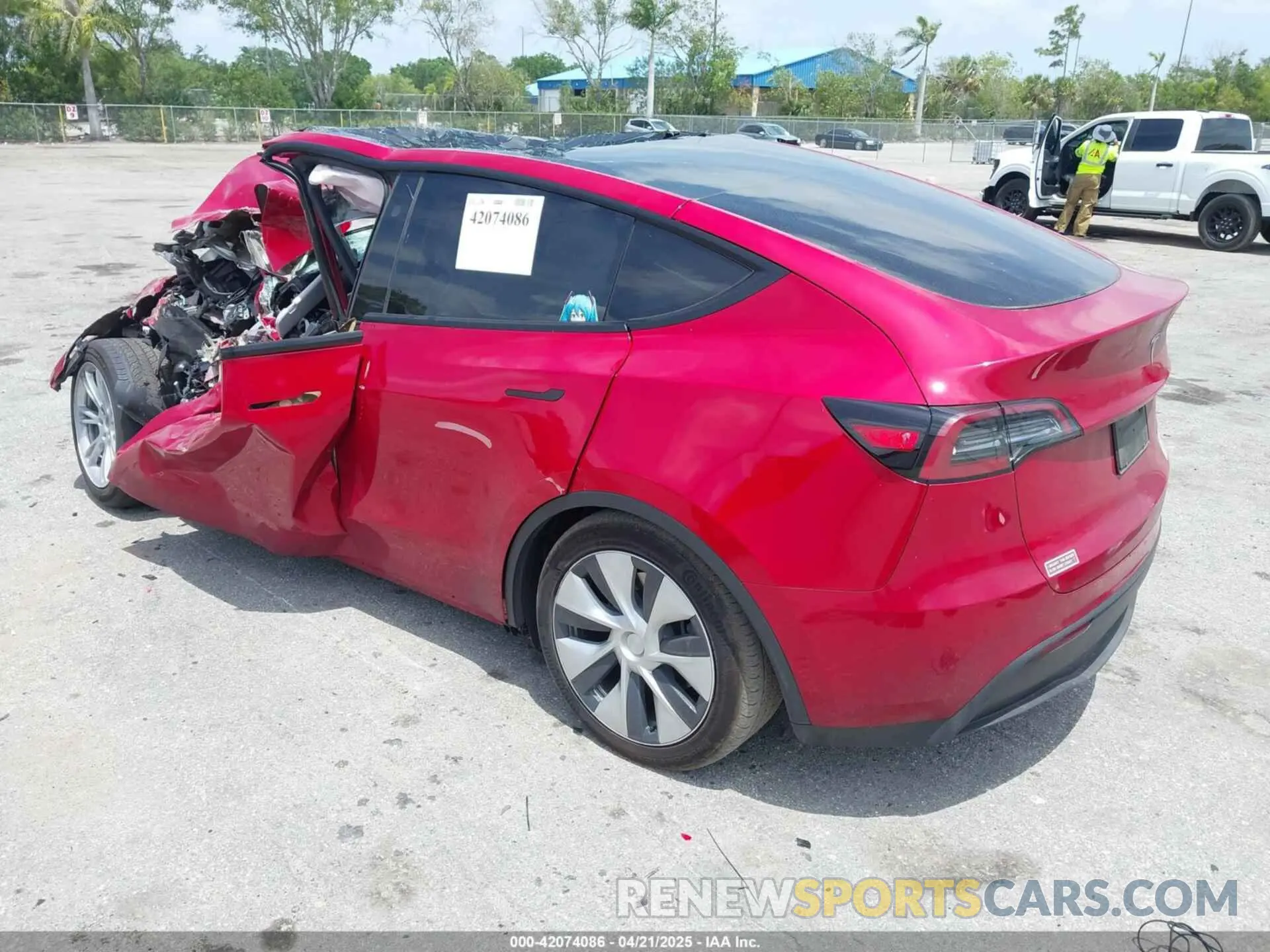 3 Photograph of a damaged car 7SAYGAEE3PF968049 TESLA MODEL Y 2023