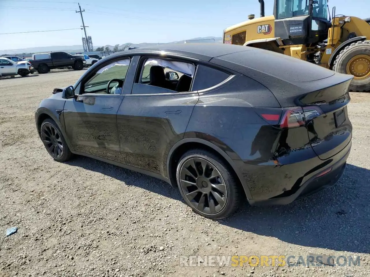 2 Photograph of a damaged car 7SAYGAEE4PF695123 TESLA MODEL Y 2023