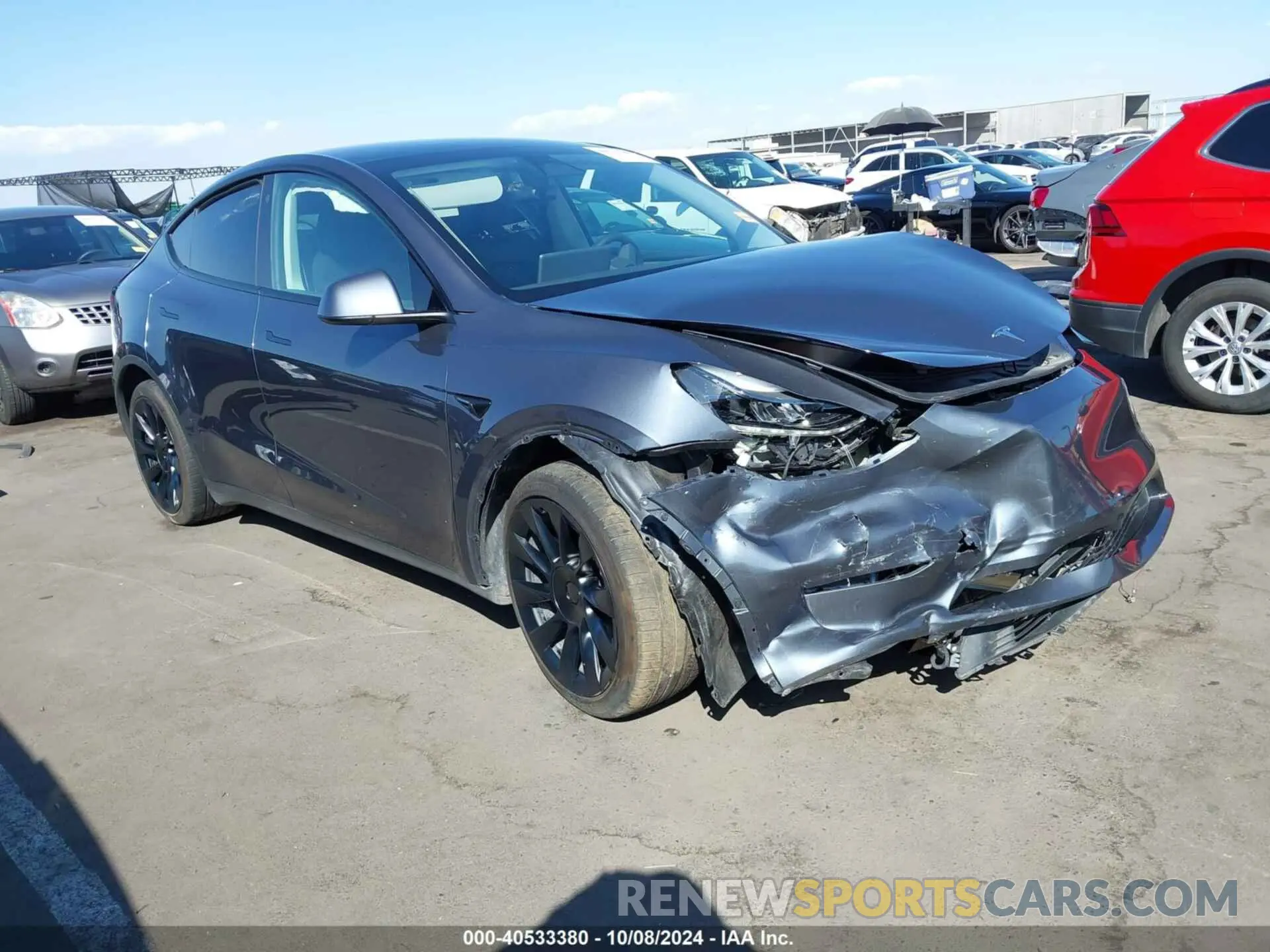 1 Photograph of a damaged car 7SAYGAEE4PF711966 TESLA MODEL Y 2023