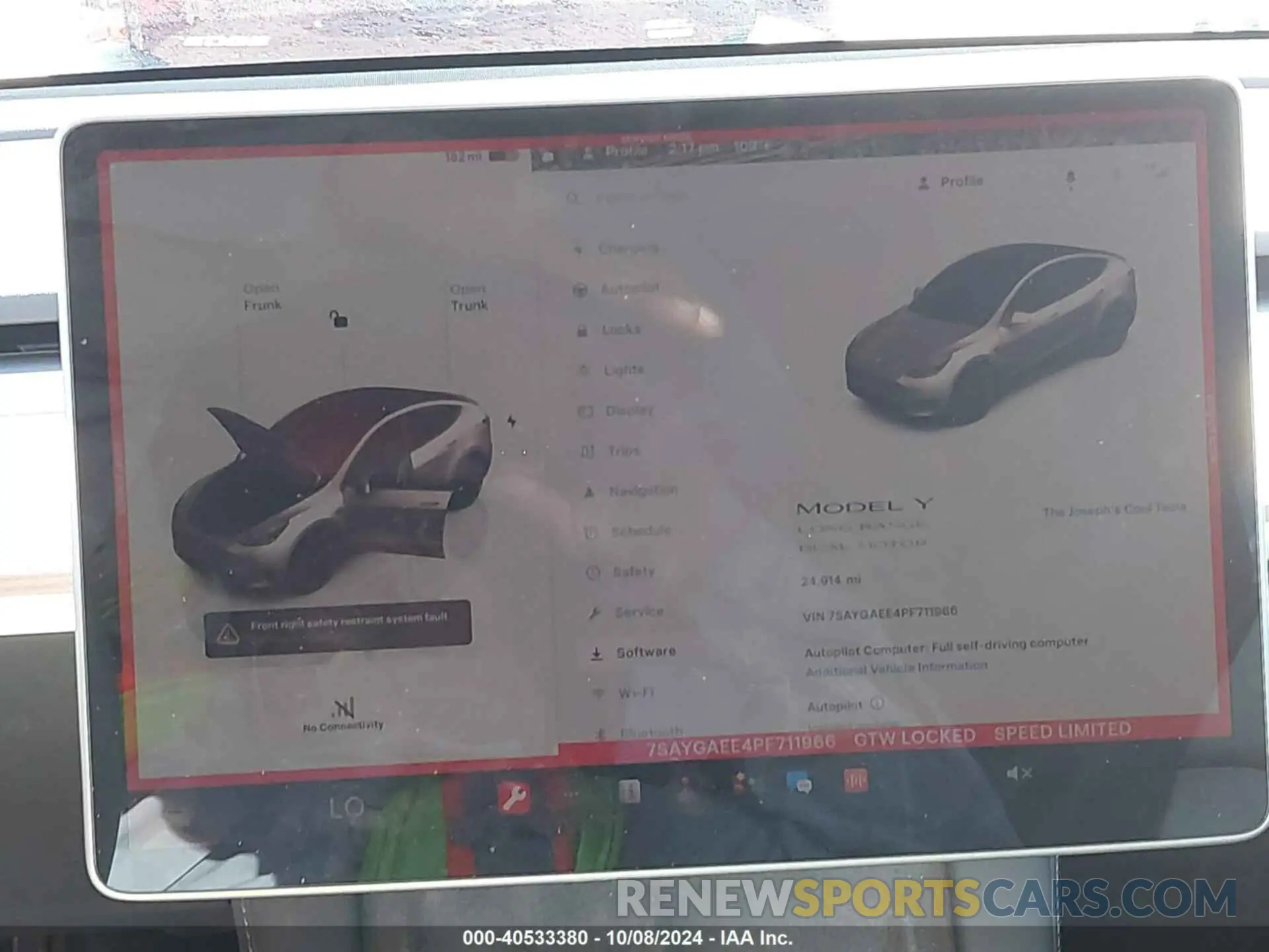18 Photograph of a damaged car 7SAYGAEE4PF711966 TESLA MODEL Y 2023