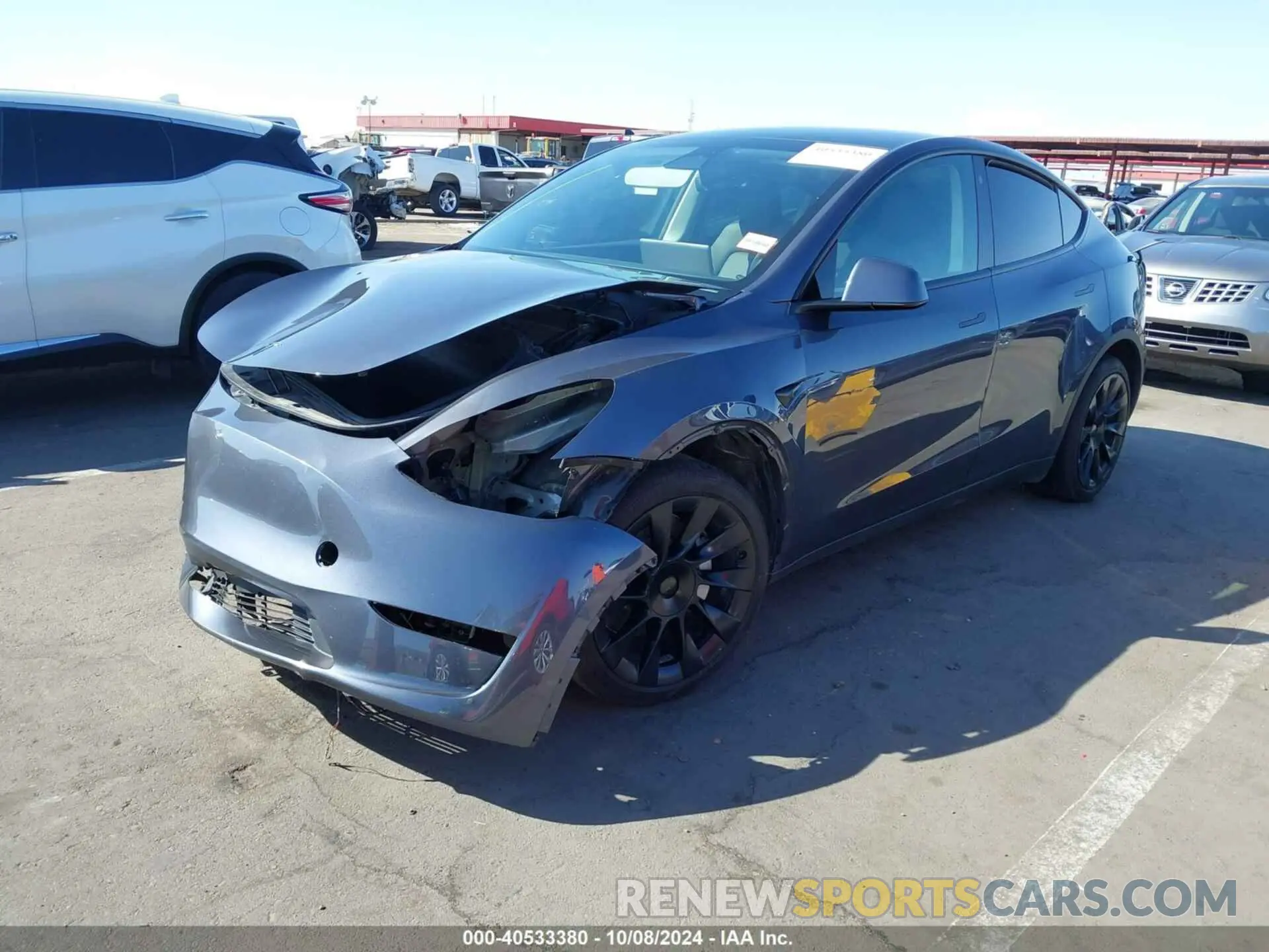 2 Photograph of a damaged car 7SAYGAEE4PF711966 TESLA MODEL Y 2023