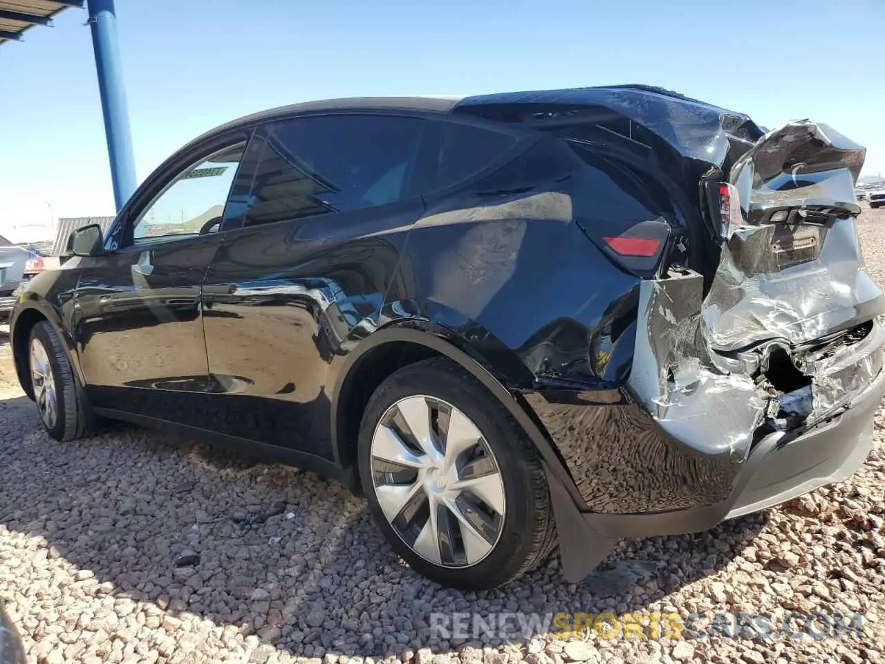 2 Photograph of a damaged car 7SAYGAEE4PF738942 TESLA MODEL Y 2023