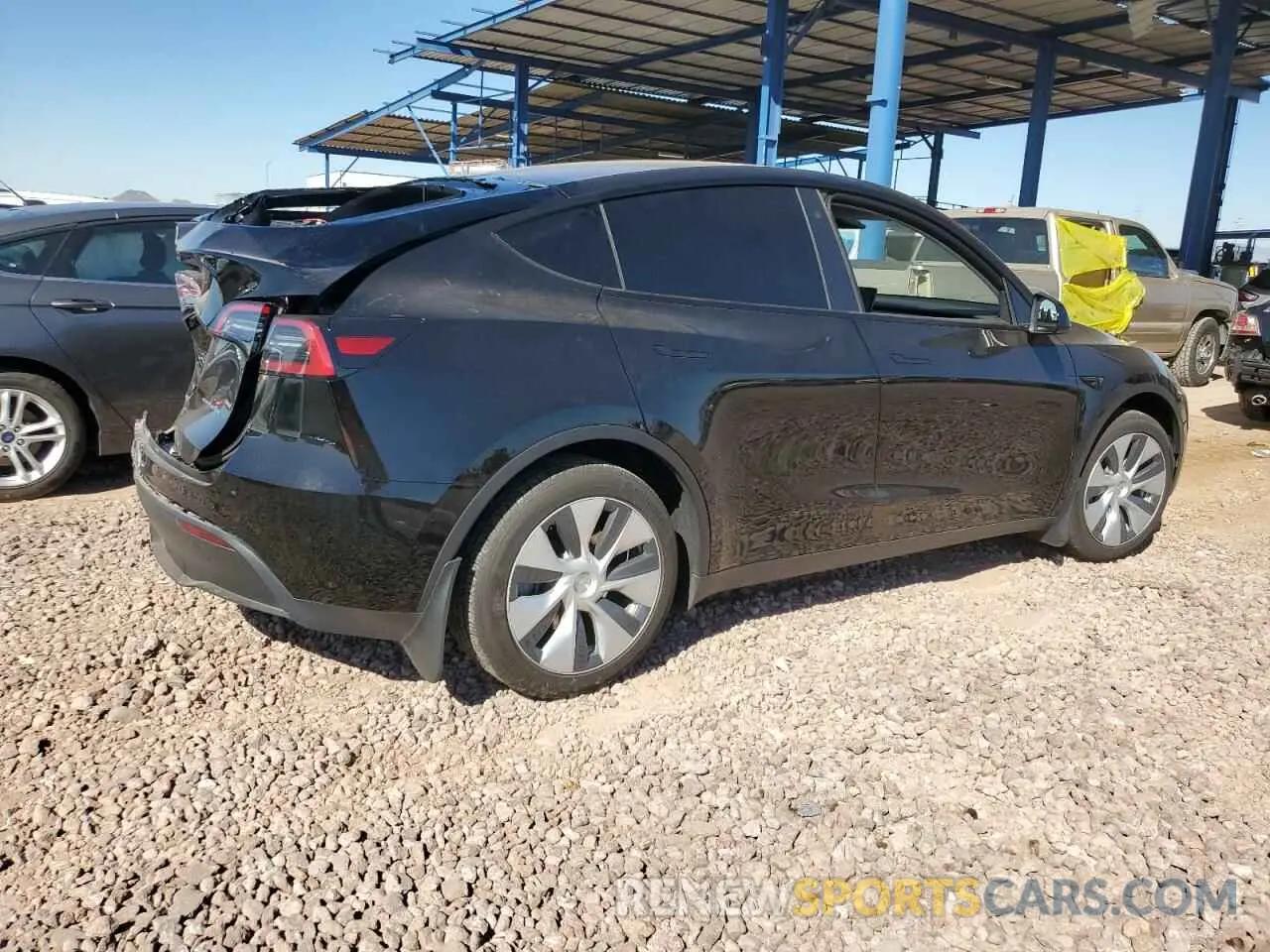 3 Photograph of a damaged car 7SAYGAEE4PF738942 TESLA MODEL Y 2023