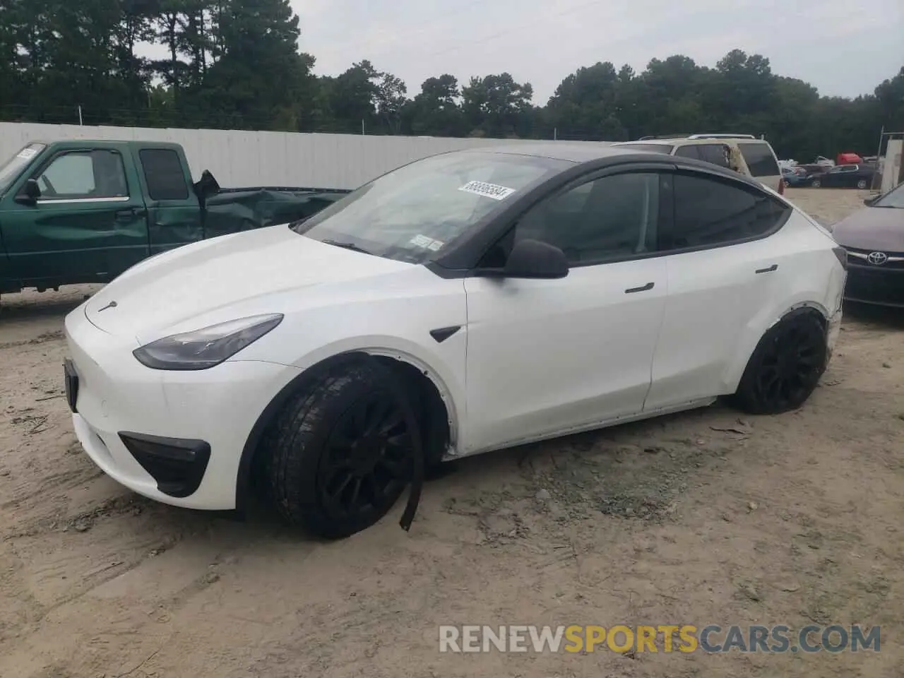 1 Photograph of a damaged car 7SAYGAEE4PF775599 TESLA MODEL Y 2023