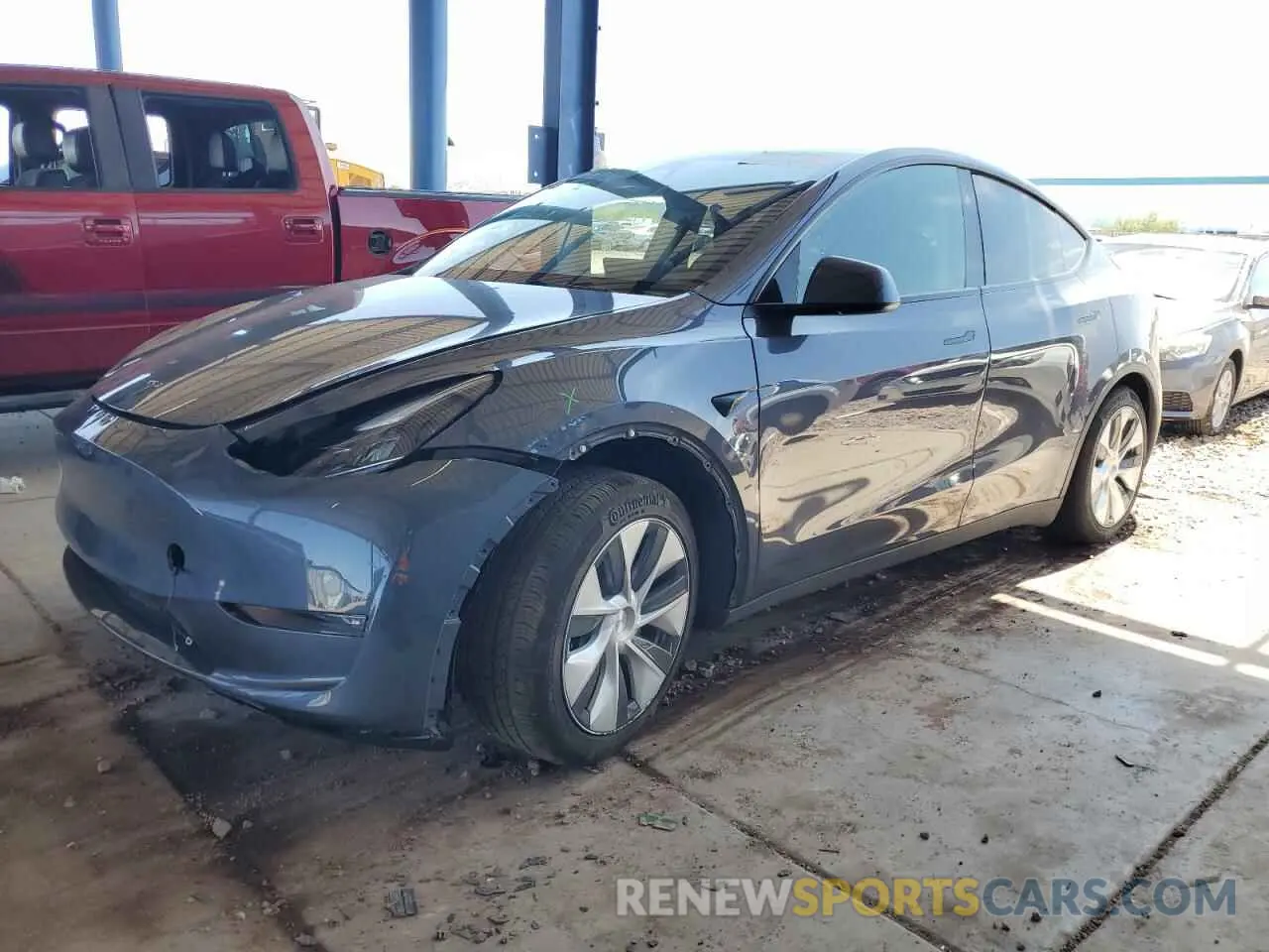 1 Photograph of a damaged car 7SAYGAEE4PF832044 TESLA MODEL Y 2023