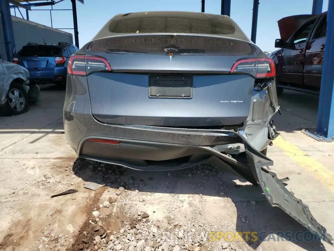 6 Photograph of a damaged car 7SAYGAEE4PF832044 TESLA MODEL Y 2023