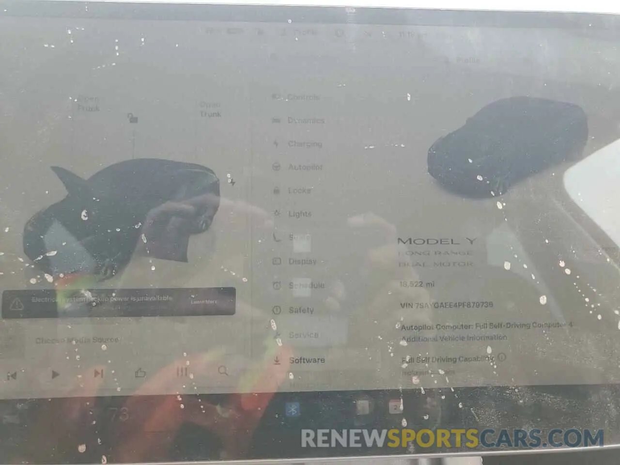 9 Photograph of a damaged car 7SAYGAEE4PF879736 TESLA MODEL Y 2023
