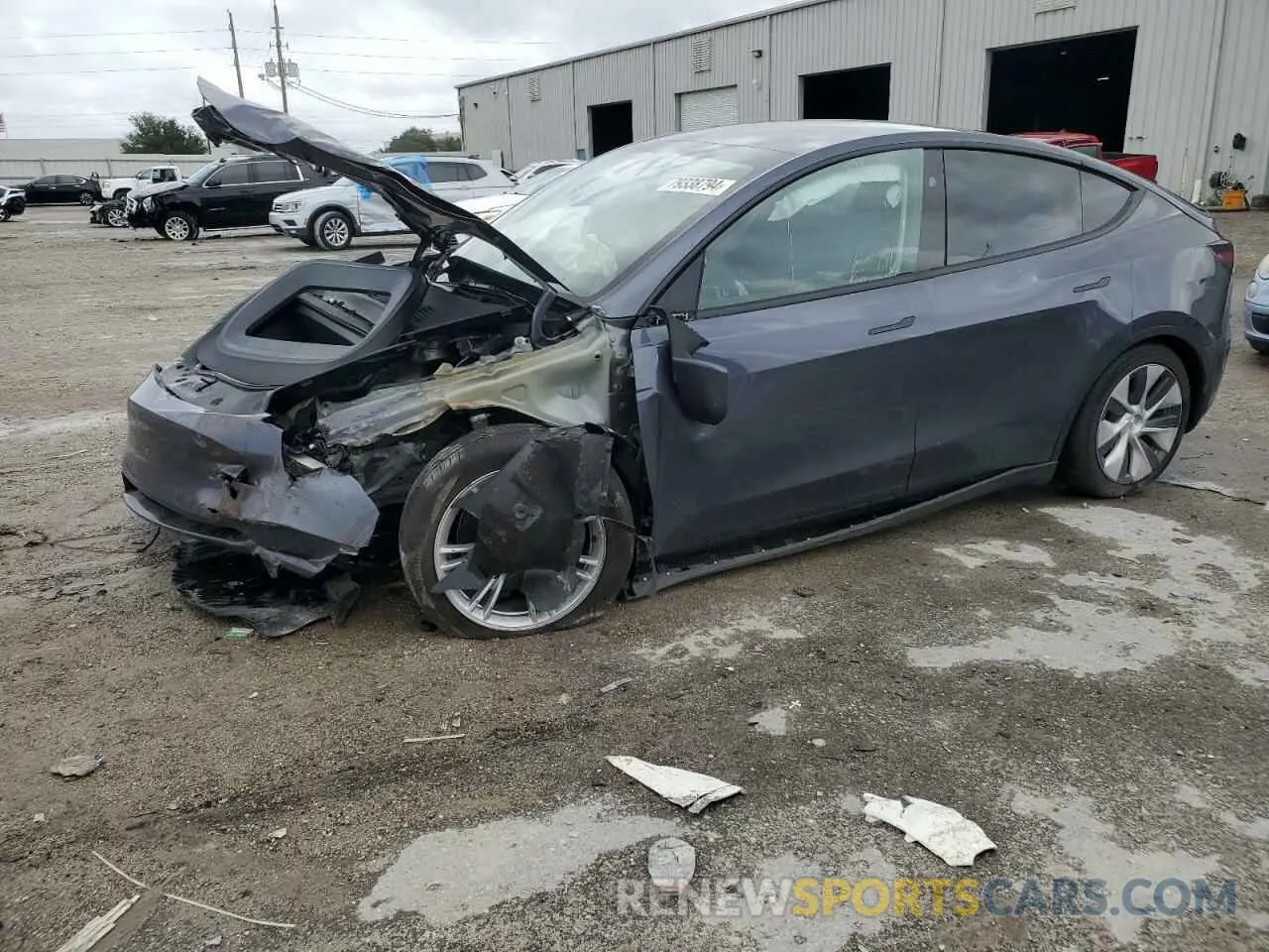 1 Photograph of a damaged car 7SAYGAEE4PF966567 TESLA MODEL Y 2023