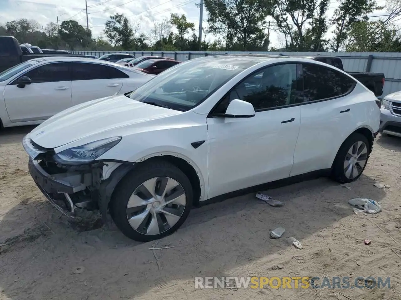 1 Photograph of a damaged car 7SAYGAEE5PF603999 TESLA MODEL Y 2023