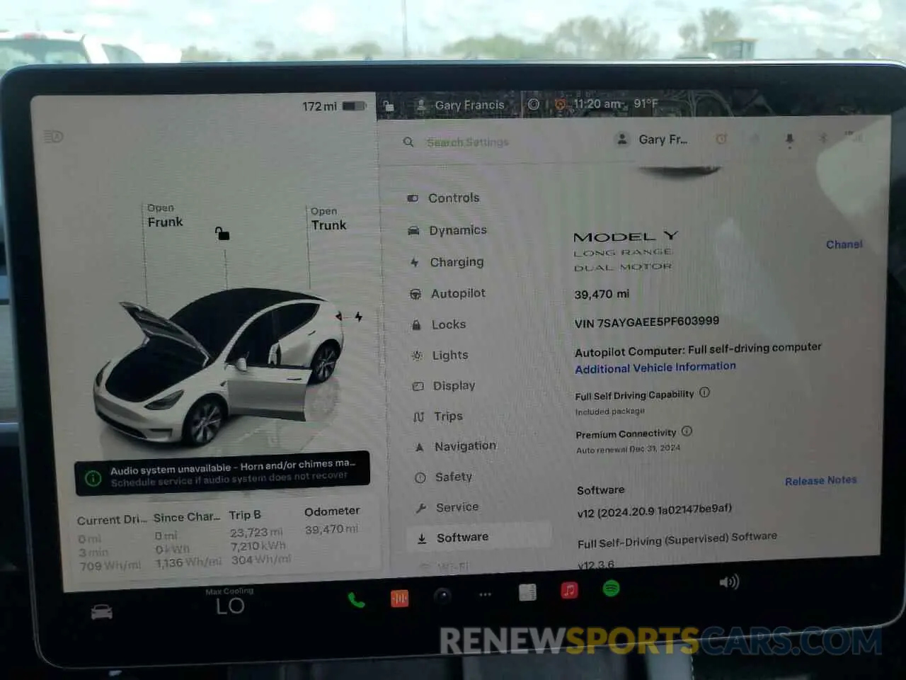 9 Photograph of a damaged car 7SAYGAEE5PF603999 TESLA MODEL Y 2023