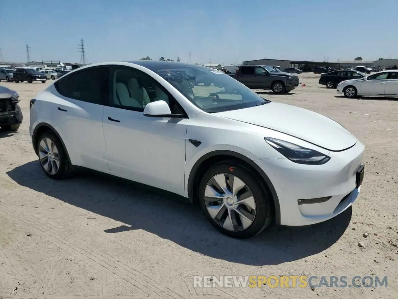 4 Photograph of a damaged car 7SAYGAEE5PF643984 TESLA MODEL Y 2023