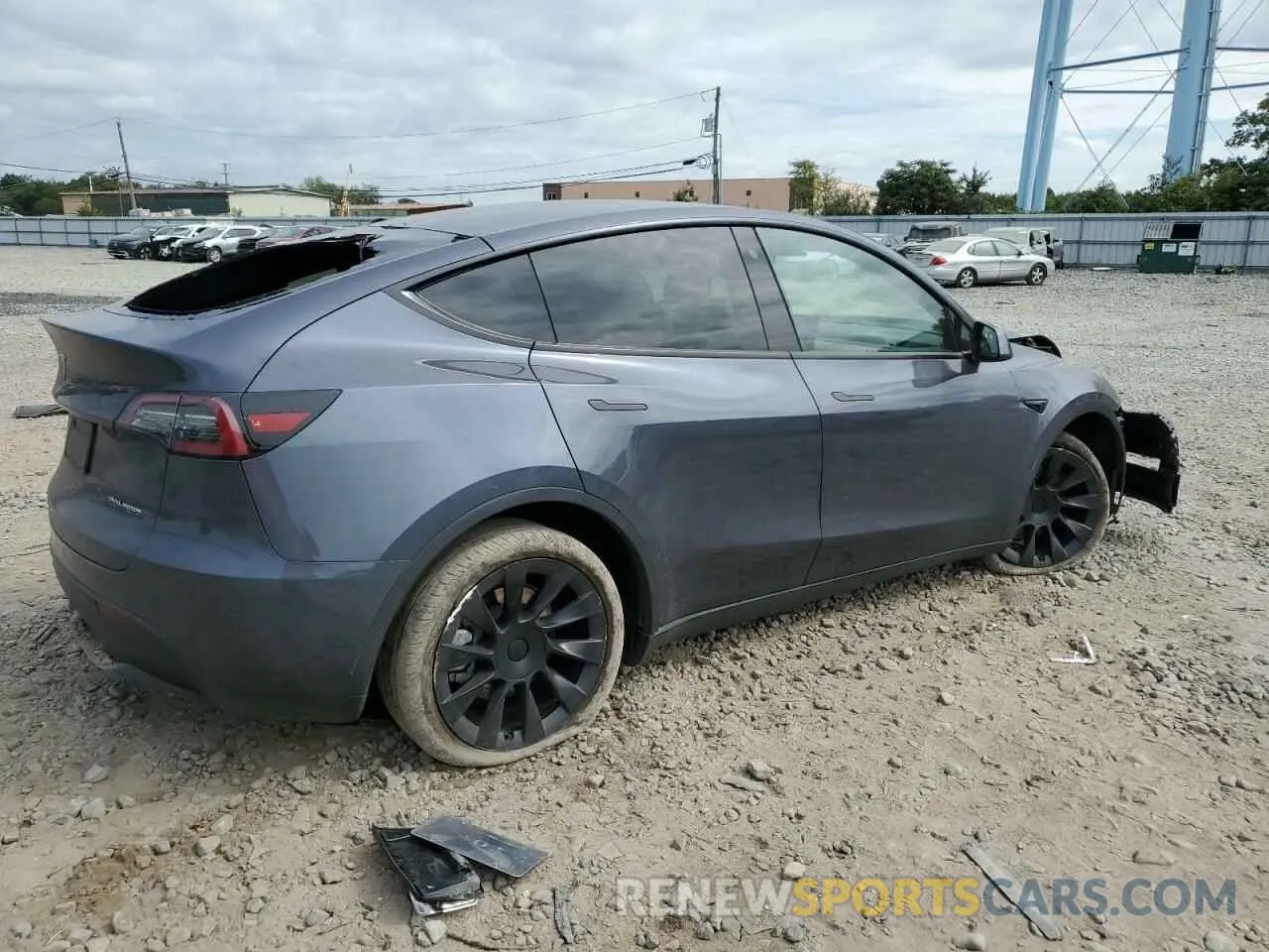 3 Photograph of a damaged car 7SAYGAEE5PF669999 TESLA MODEL Y 2023