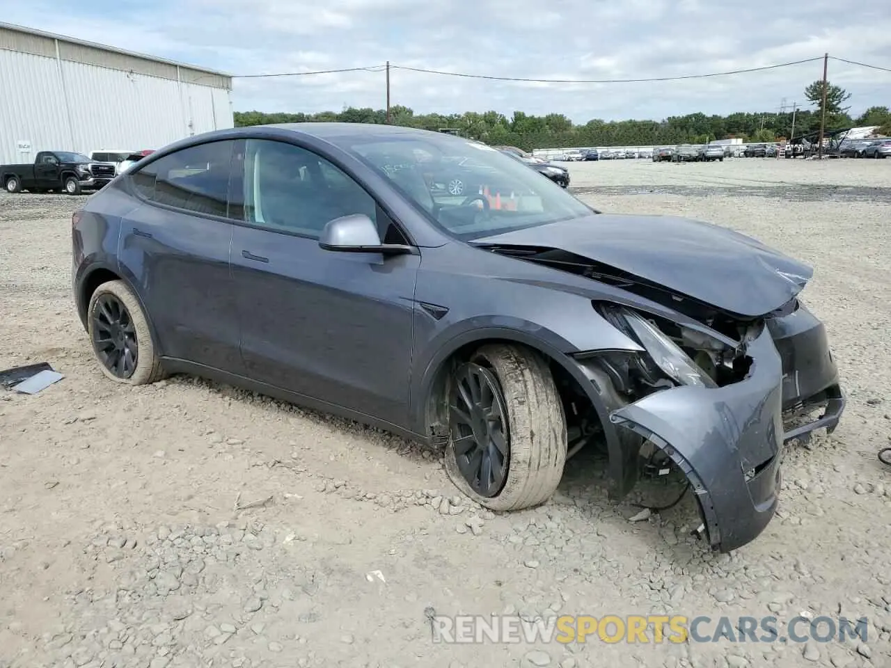 4 Photograph of a damaged car 7SAYGAEE5PF669999 TESLA MODEL Y 2023
