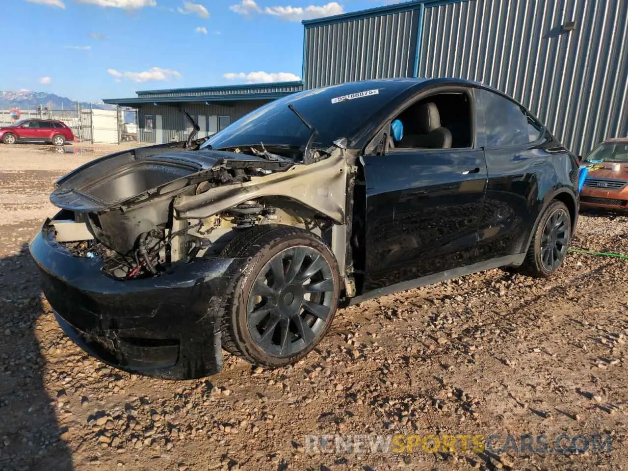 1 Photograph of a damaged car 7SAYGAEE5PF711801 TESLA MODEL Y 2023