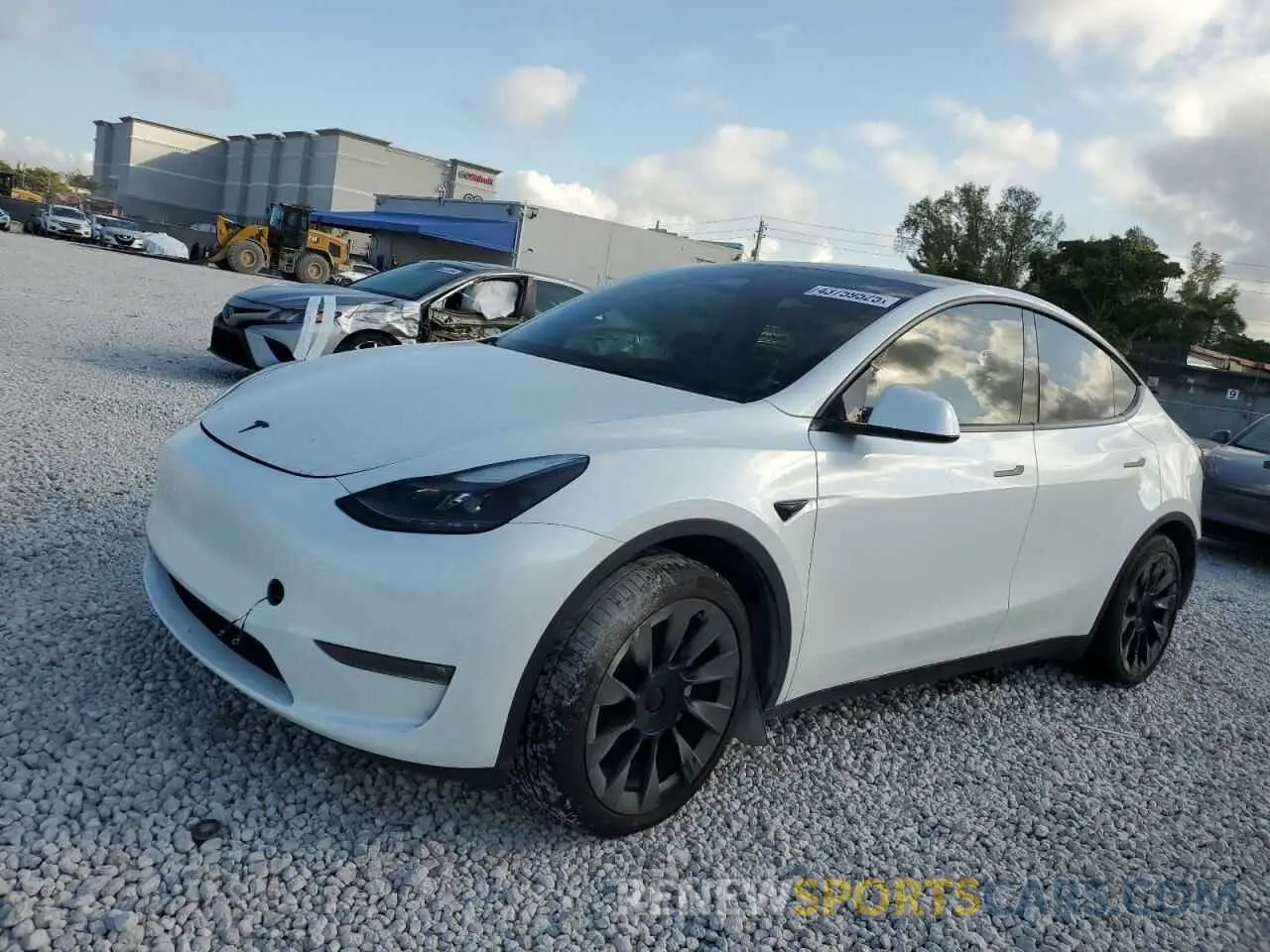 1 Photograph of a damaged car 7SAYGAEE5PF809727 TESLA MODEL Y 2023