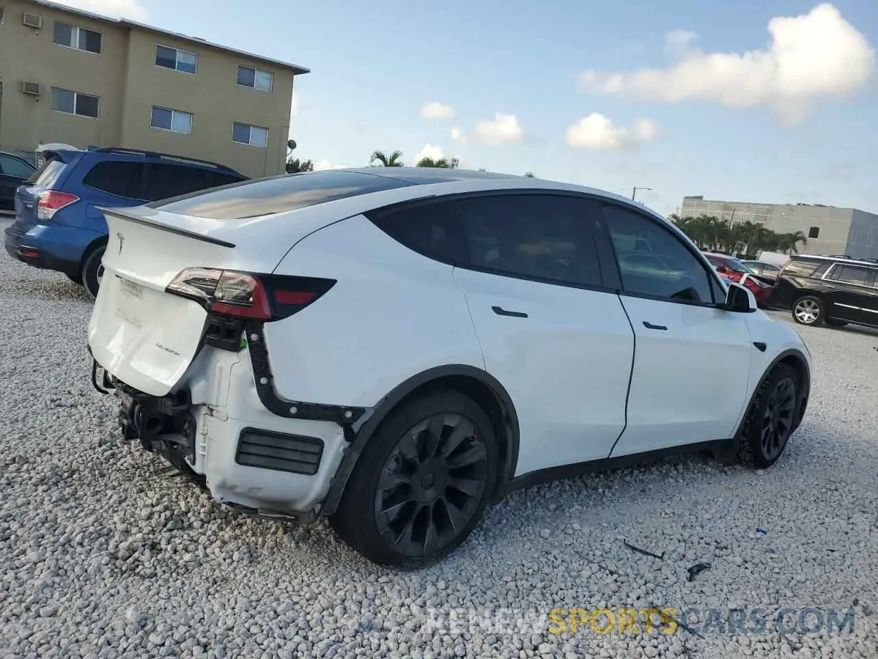 3 Photograph of a damaged car 7SAYGAEE5PF809727 TESLA MODEL Y 2023