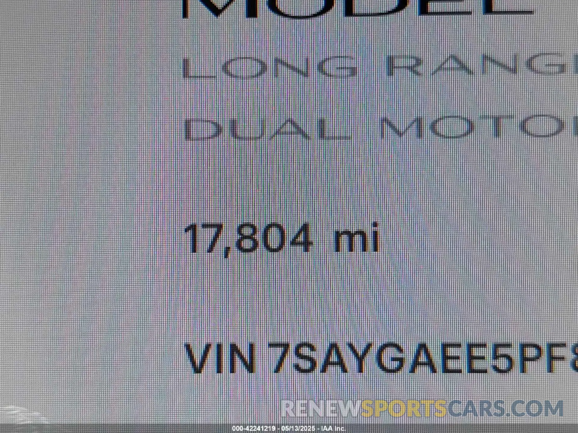 15 Photograph of a damaged car 7SAYGAEE5PF878157 TESLA MODEL Y 2023