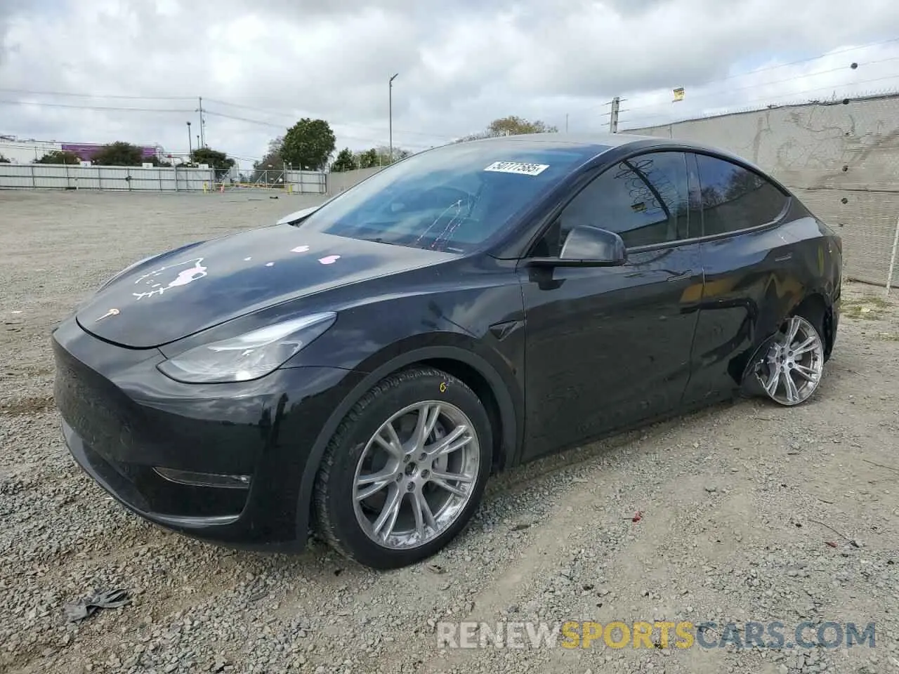 1 Photograph of a damaged car 7SAYGAEE5PF880779 TESLA MODEL Y 2023