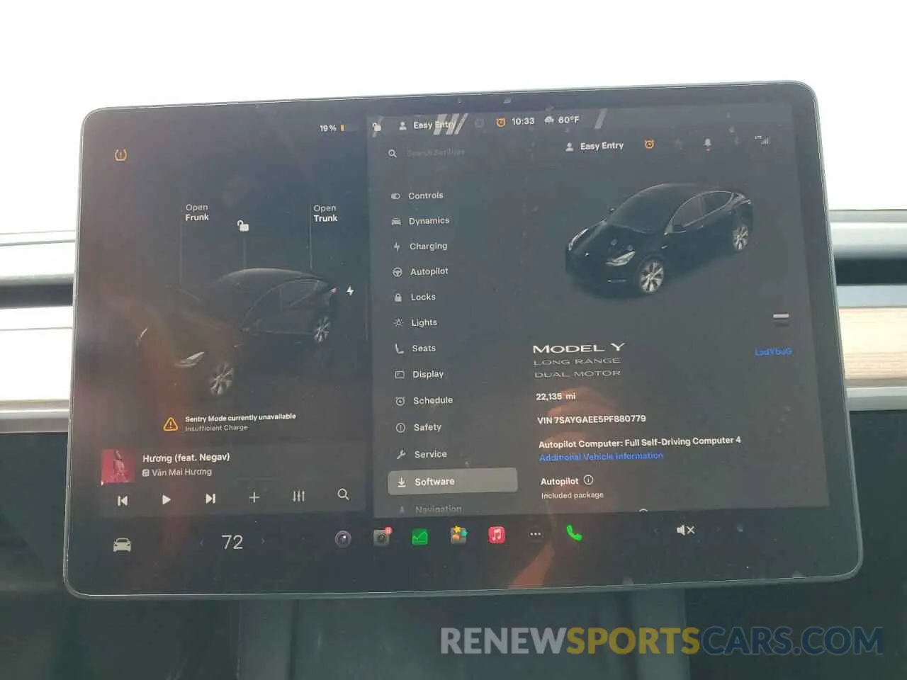 9 Photograph of a damaged car 7SAYGAEE5PF880779 TESLA MODEL Y 2023