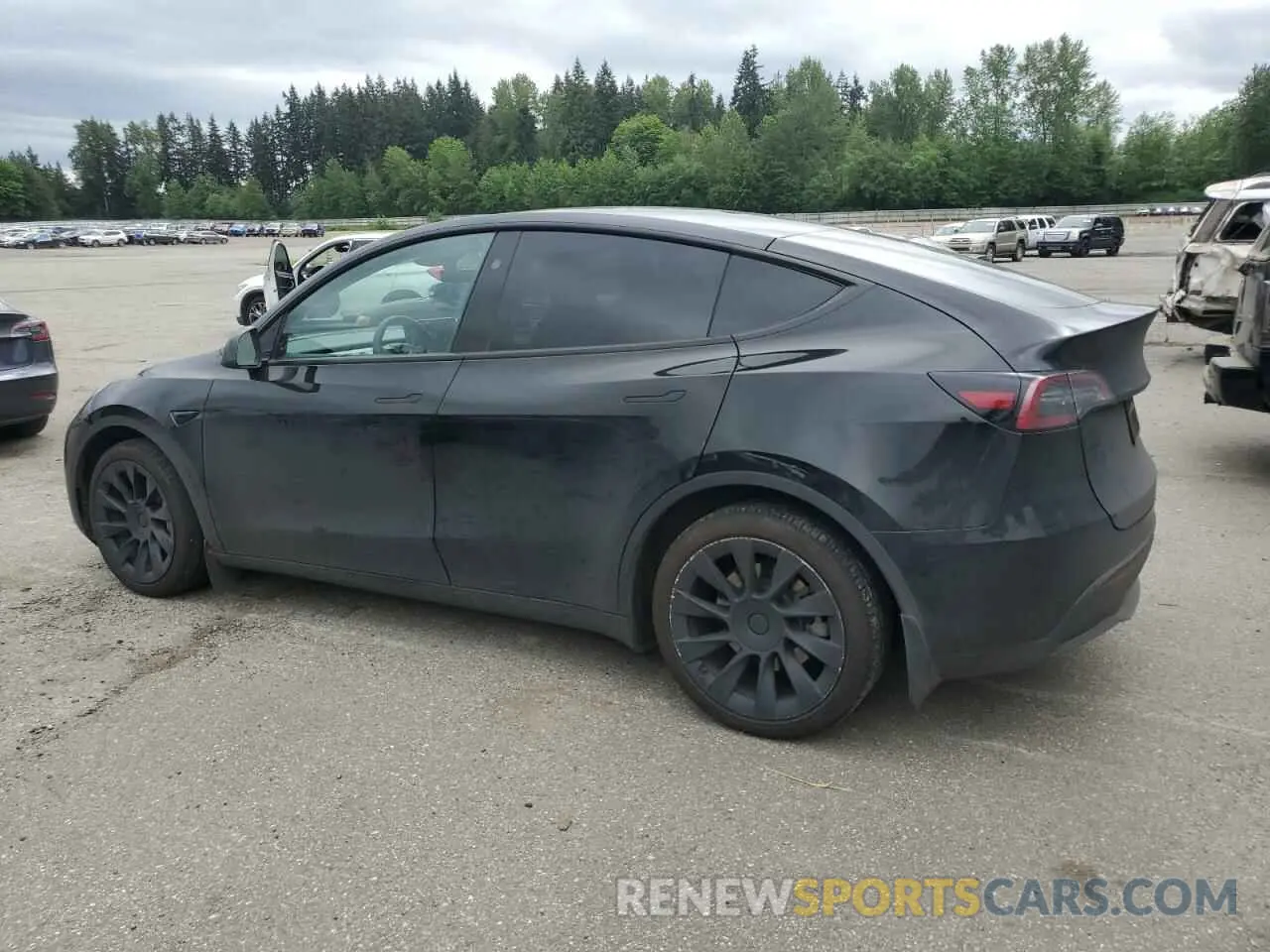 2 Photograph of a damaged car 7SAYGAEE5PF889868 TESLA MODEL Y 2023