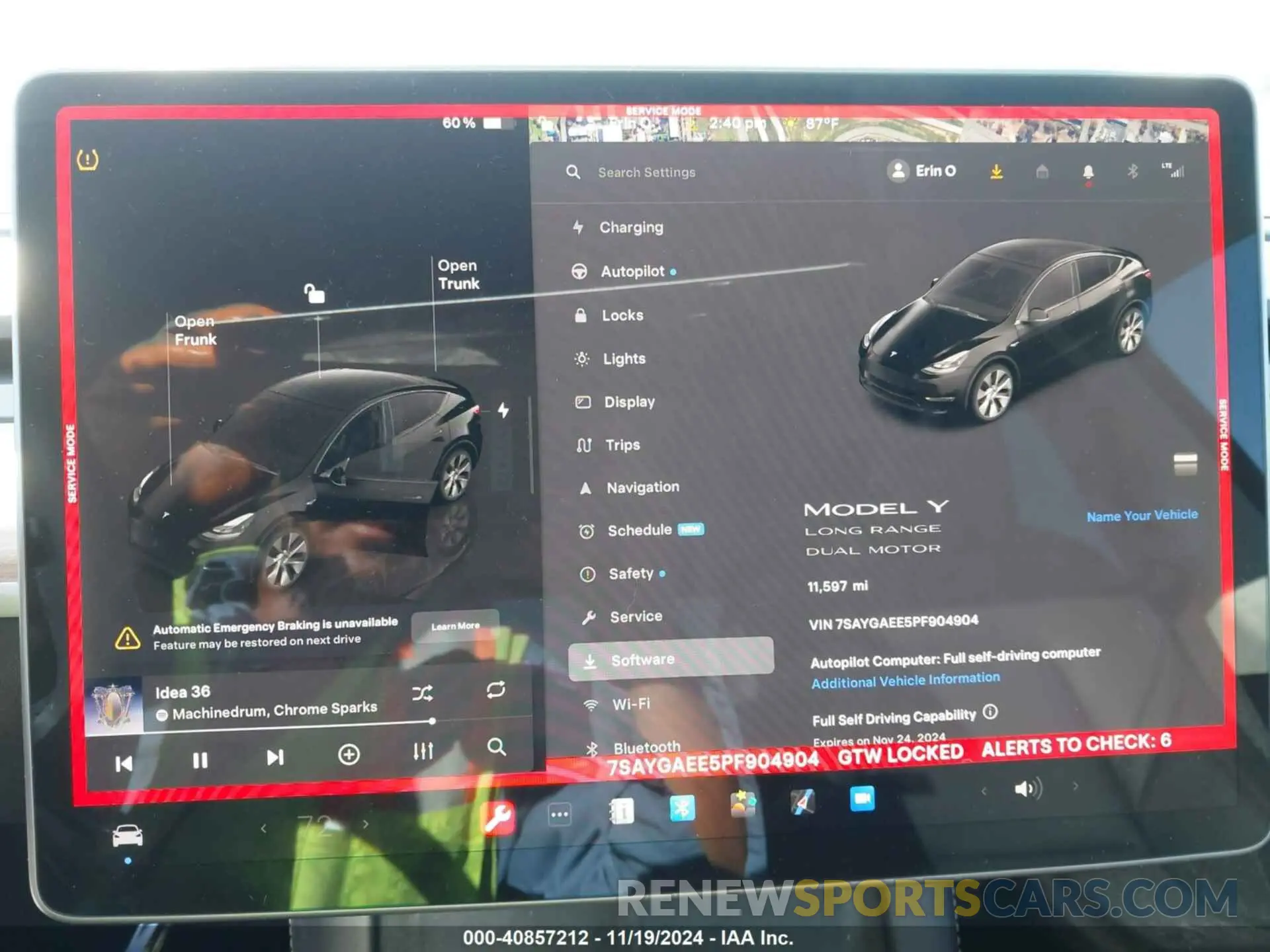 18 Photograph of a damaged car 7SAYGAEE5PF904904 TESLA MODEL Y 2023
