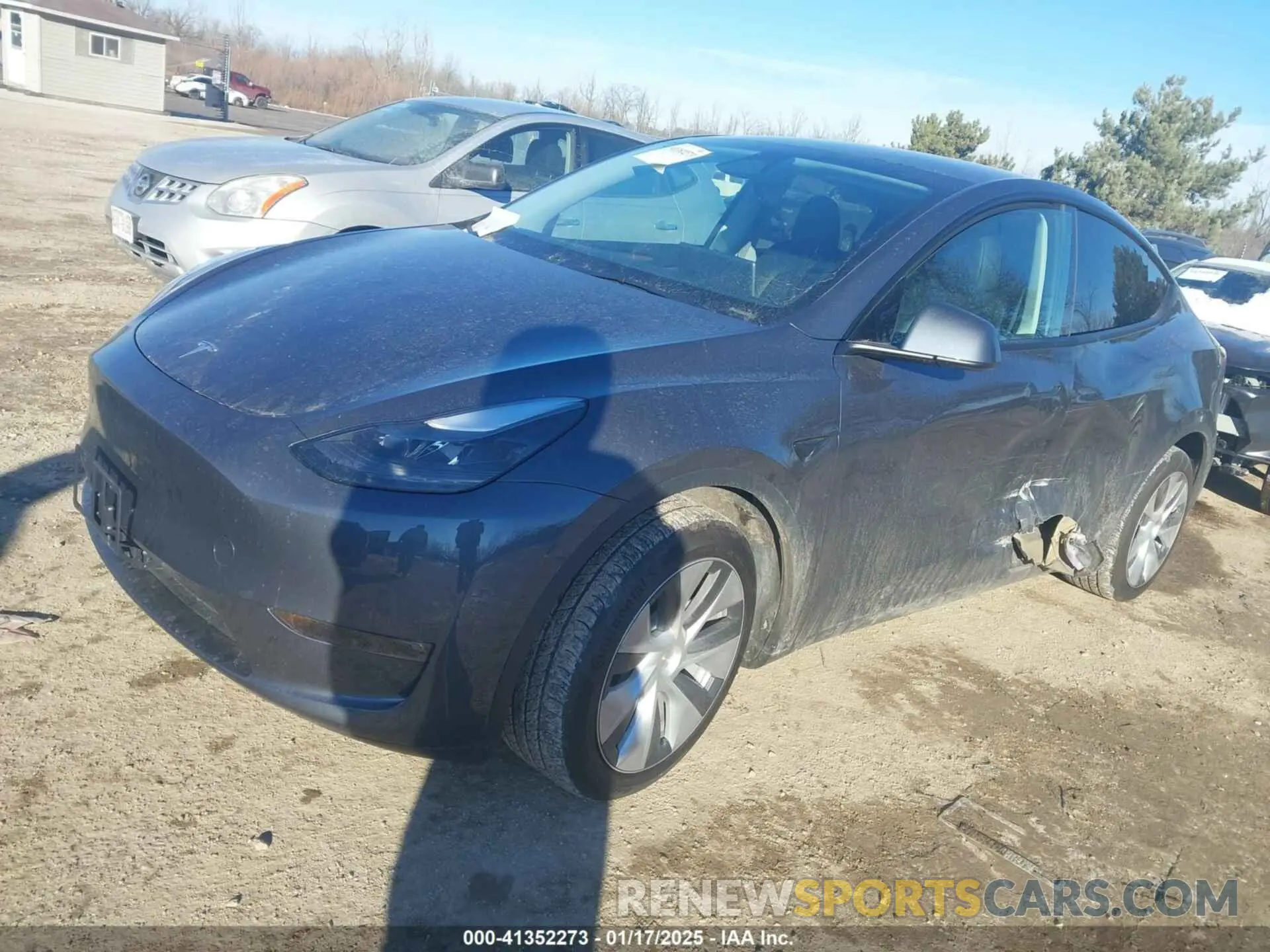 2 Photograph of a damaged car 7SAYGAEE5PF927115 TESLA MODEL Y 2023