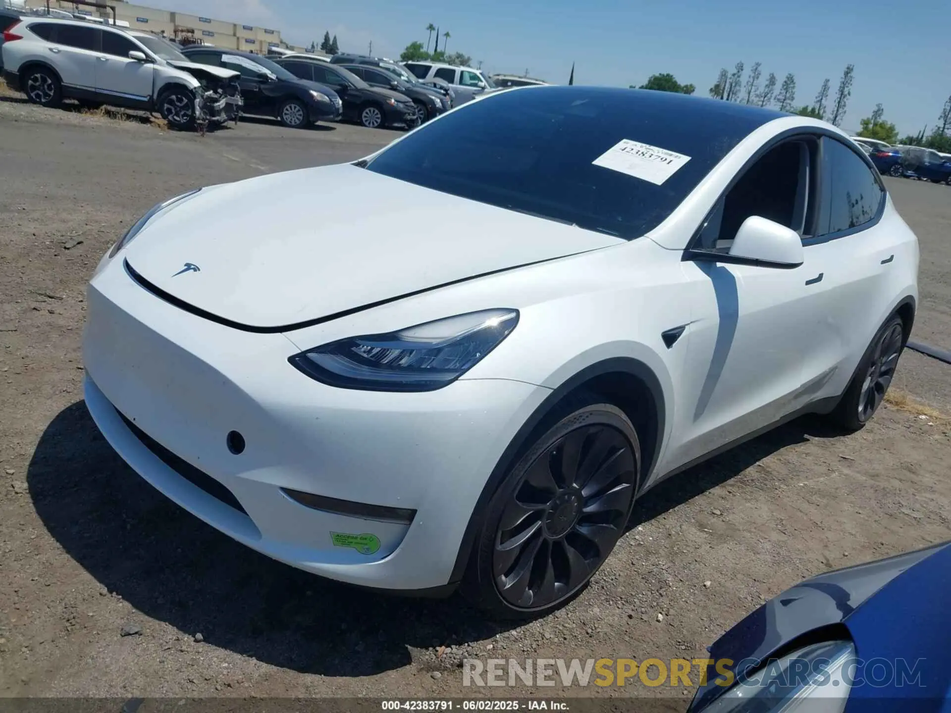 2 Photograph of a damaged car 7SAYGAEE6PF610721 TESLA MODEL Y 2023